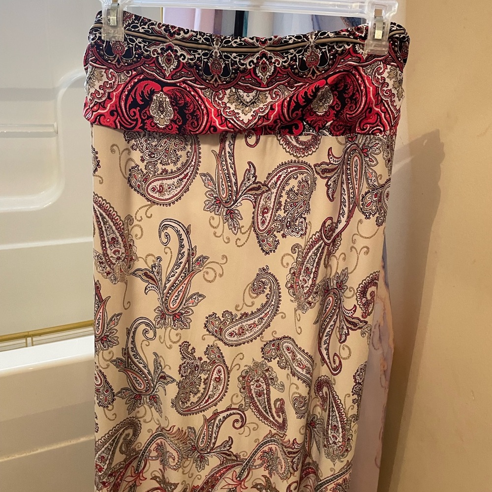 Lovely Printed Maxi Skirt